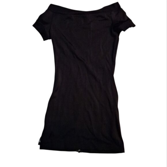 Lip Service Black Dress with Zipper Detail - Picture 5 of 8